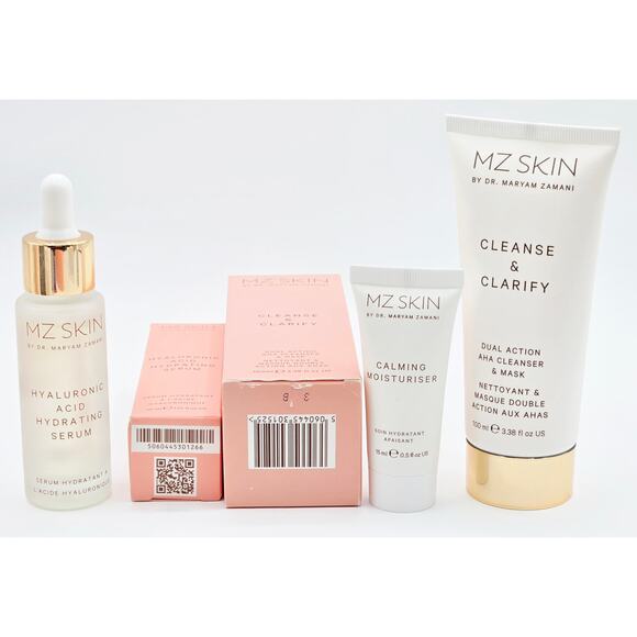 MZ Skin Hyaluronic Acid Hydrating Serum w/ Cleanse and Clarify, Calming Moisture - Picture 3 of 3